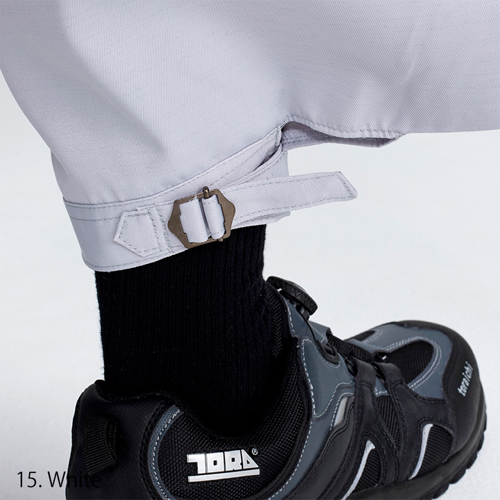 Toraichi Japanese tobi pants side profile white