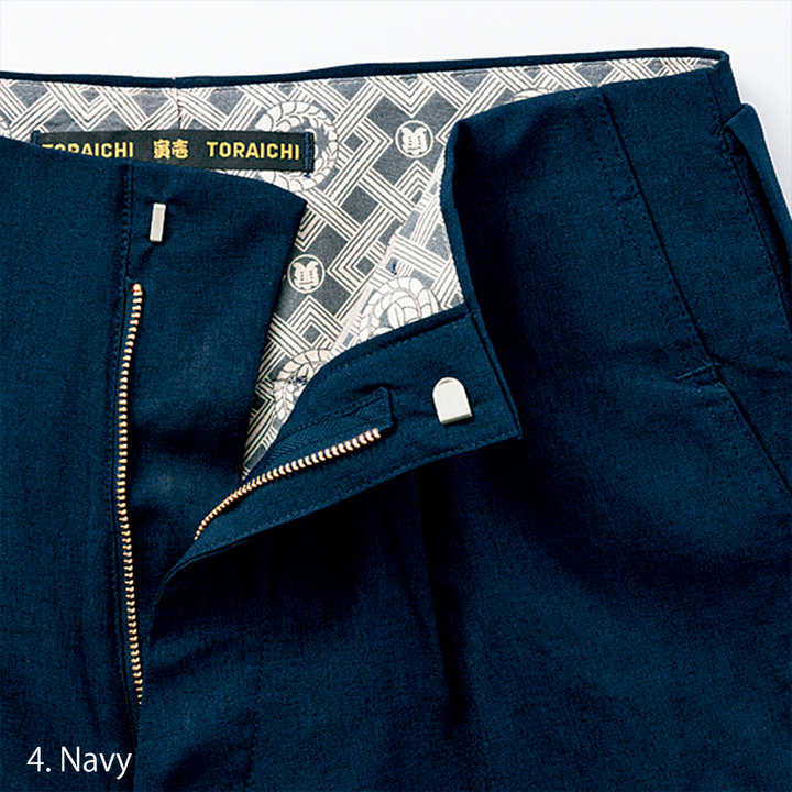 Back view of Toraichi 8021-406 tobi pants in beige