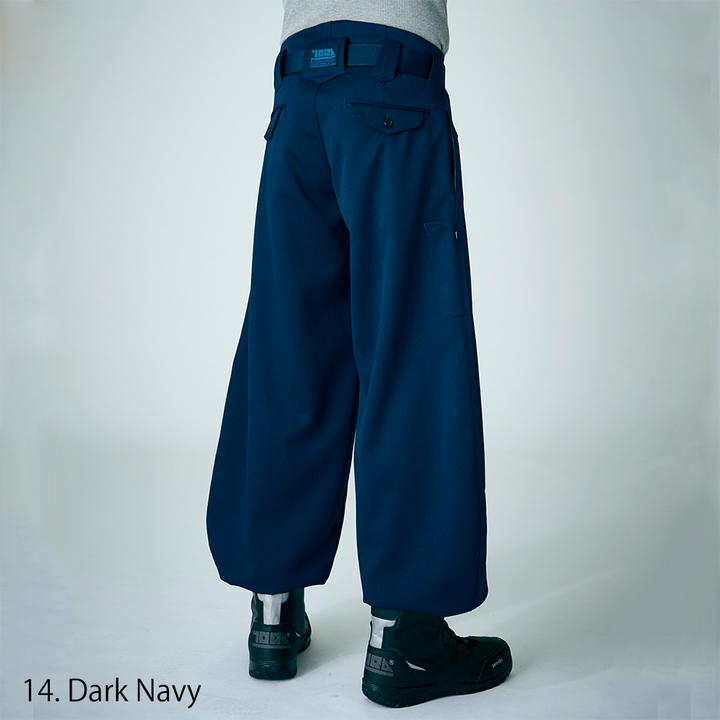 Slim fit super super long hachibu workwear pants