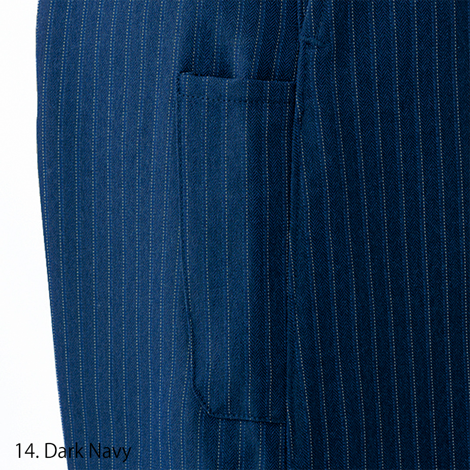 Silver color Japanese workwear tobi pants with extra-wide balloon cut