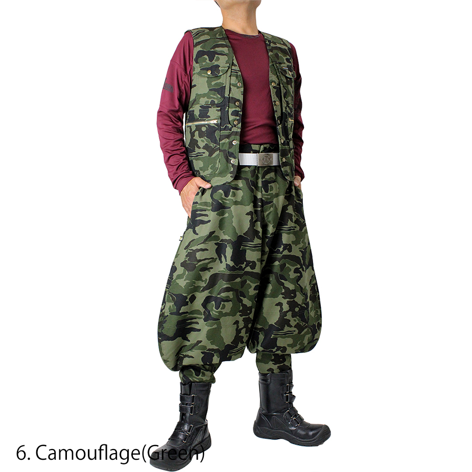Long-cut Hachibu pants by Toraichi