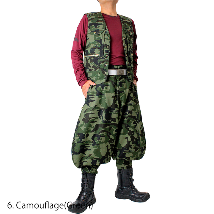 Long-cut Hachibu pants by Toraichi