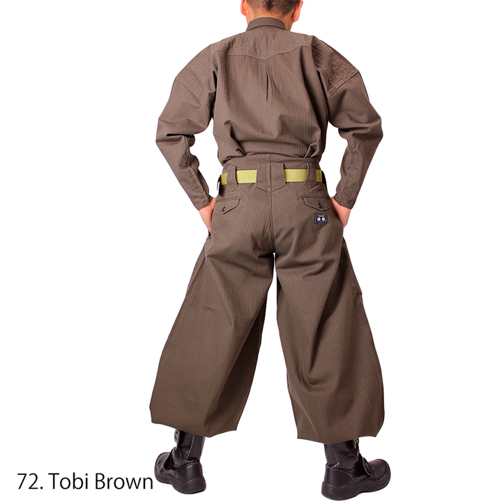 3942-418 extra-long Hachibu tobi pants