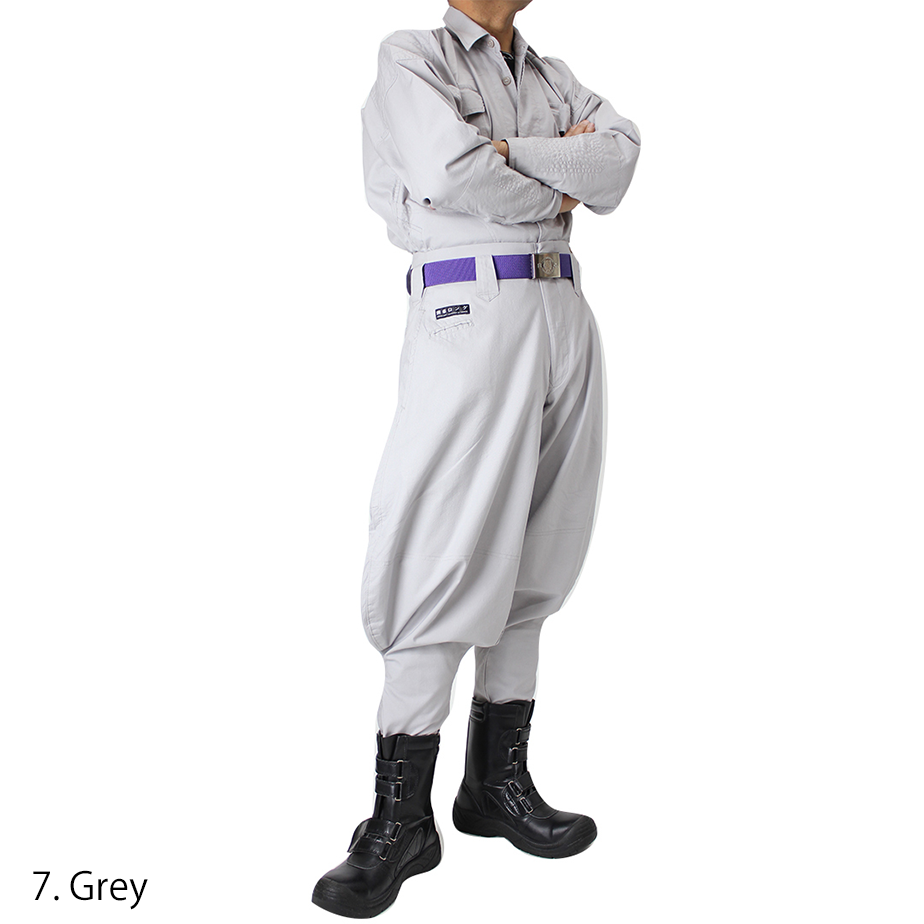 Authentic Japanese hachibu tobi trousers Grey 1016-412