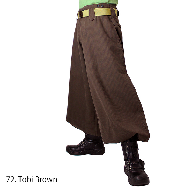 Bold silhouette Hachibu work pants 3942-418
