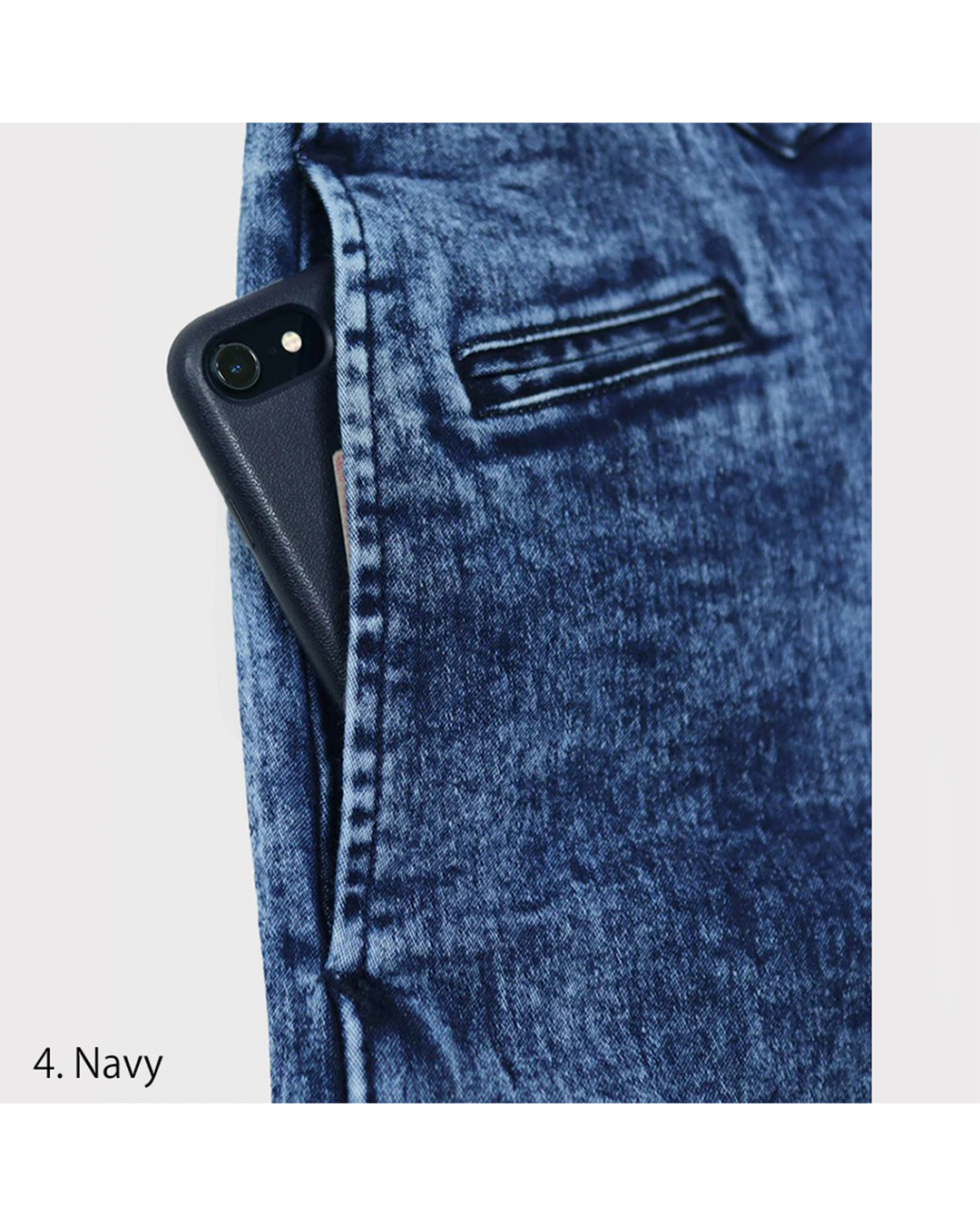 8922-448 Denim Slim Super Super Long Eight-Quarter