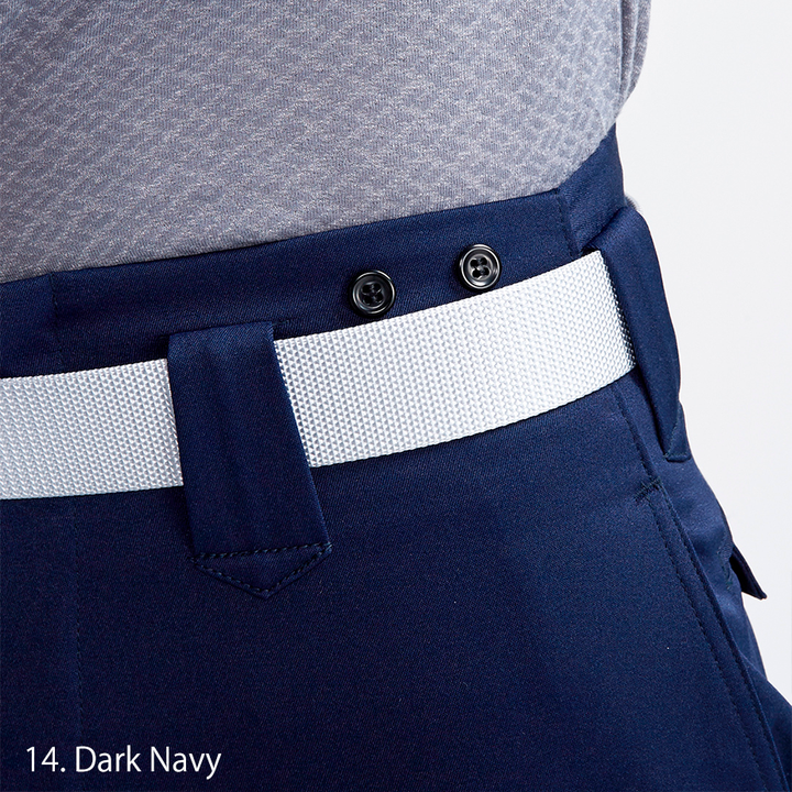 White belt detail with Toraichi navy tobi pants