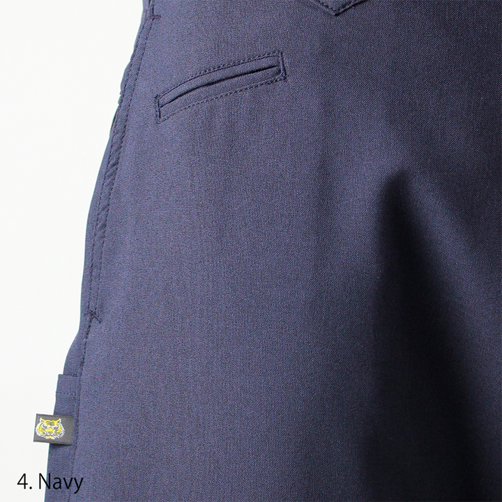 Navy Toraichi riding pants showcasing tobi pants construction