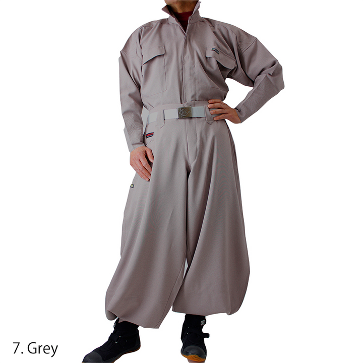 Super Super Long Eight-Quarter tobi work trousers