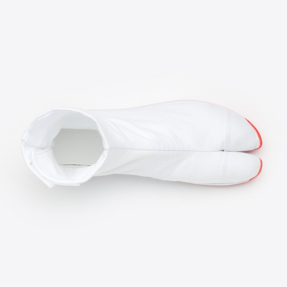 Tabi Boots – White – Air Jog Velcro (0505-087)