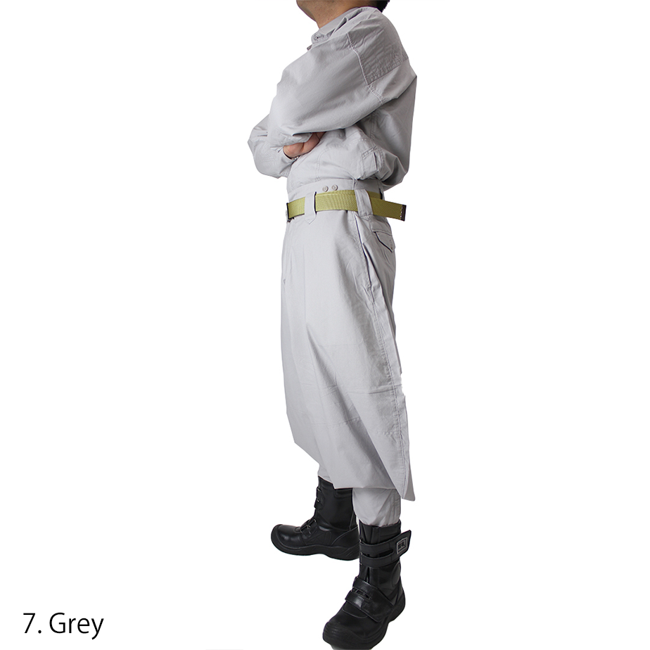 Toraichi 1016-410 Beige Japanese tobi trousers oversized style