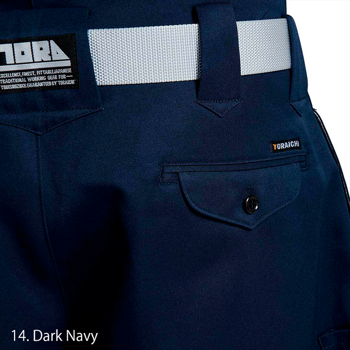 detail of hem and shoes styled with toraichi v nikka pants