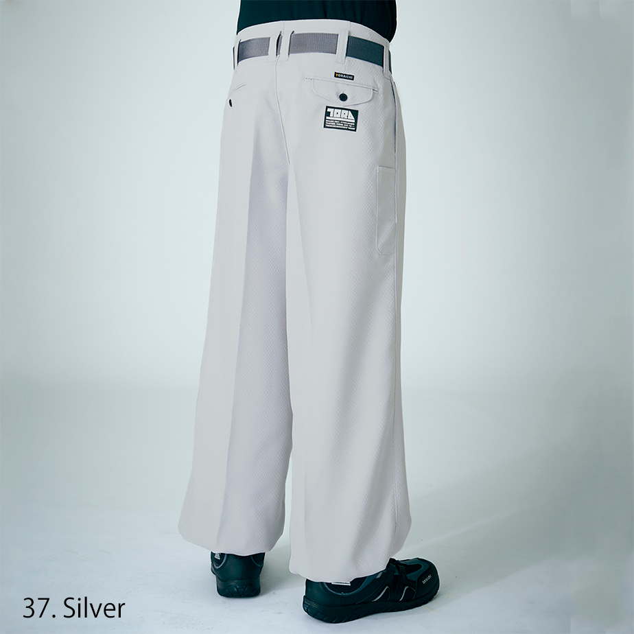 Classic long nikka trousers showcasing traditional tobi silhouette