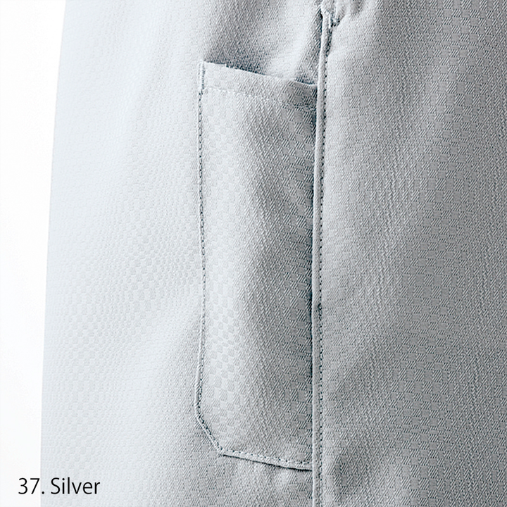 Front close-up of Toraichi Long Nikka tobi pants waistband and belt loops