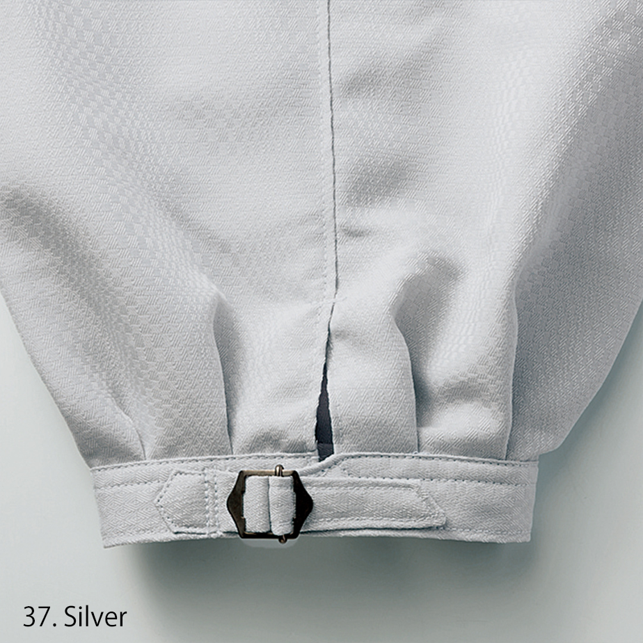 Full length shot of Long Nikka trousers for Japanese workwear fashion