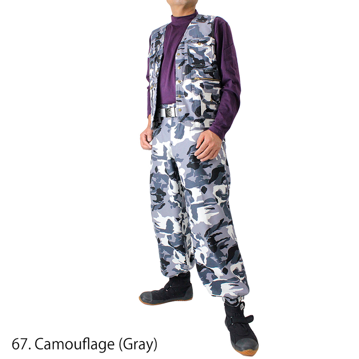Toraichi Nikka pants in beige / camo