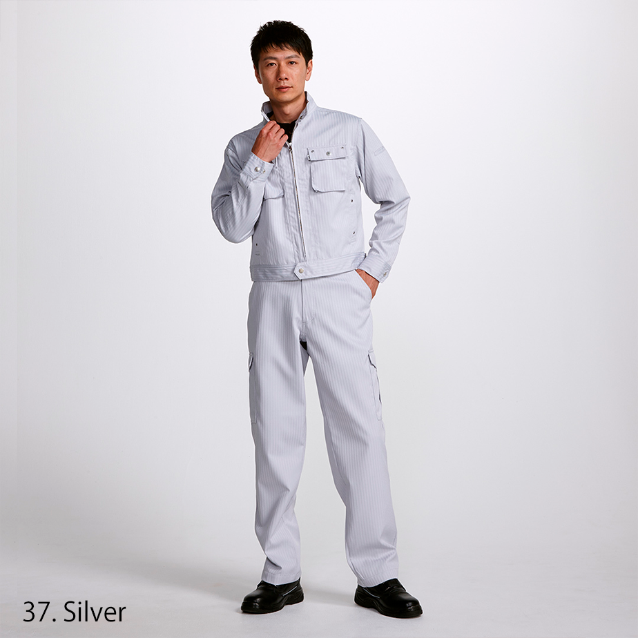 Back view showing full silhouette of Toraichi 7160-124 Workwear Set
