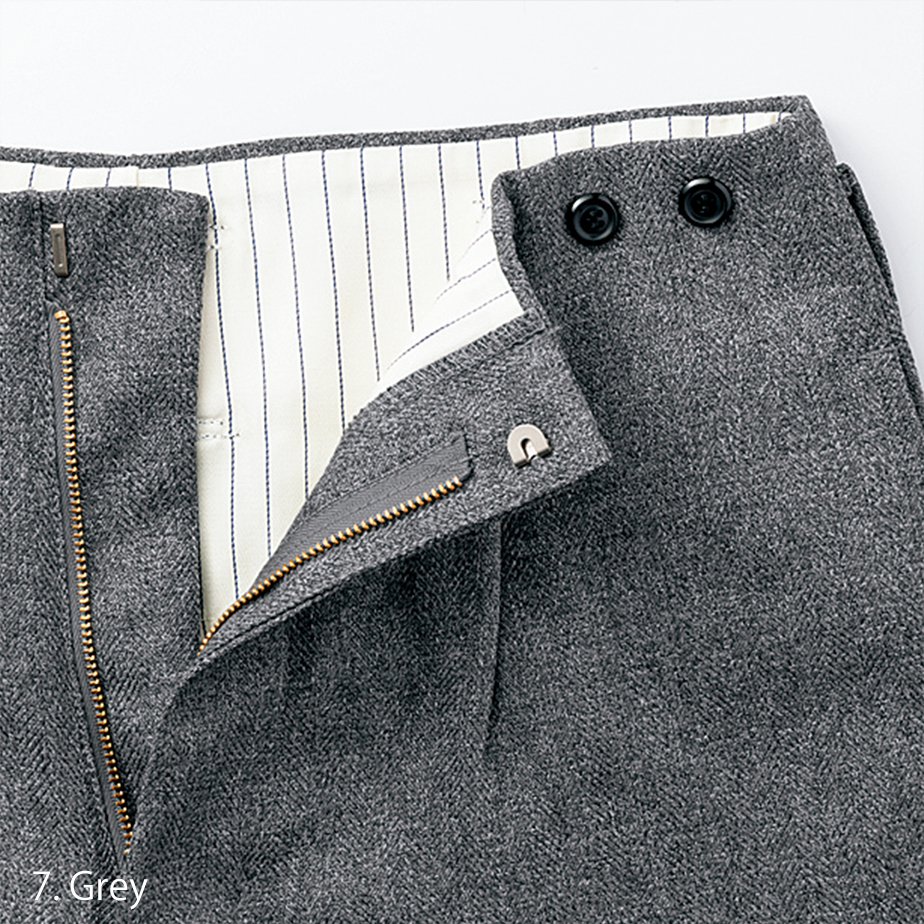 Pocket close-up of Toraichi 8050-414 Grey Long Nikka tobi pants