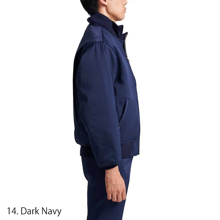 Back view of Toraichi Tankers Jacket showing structured fit and clean seams
