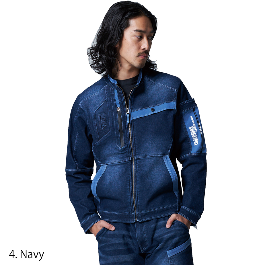 タッパーウェア　tomoyui Toraichi 8860-124 Denim Work Jacket | Hybrid Cooling Japanese
