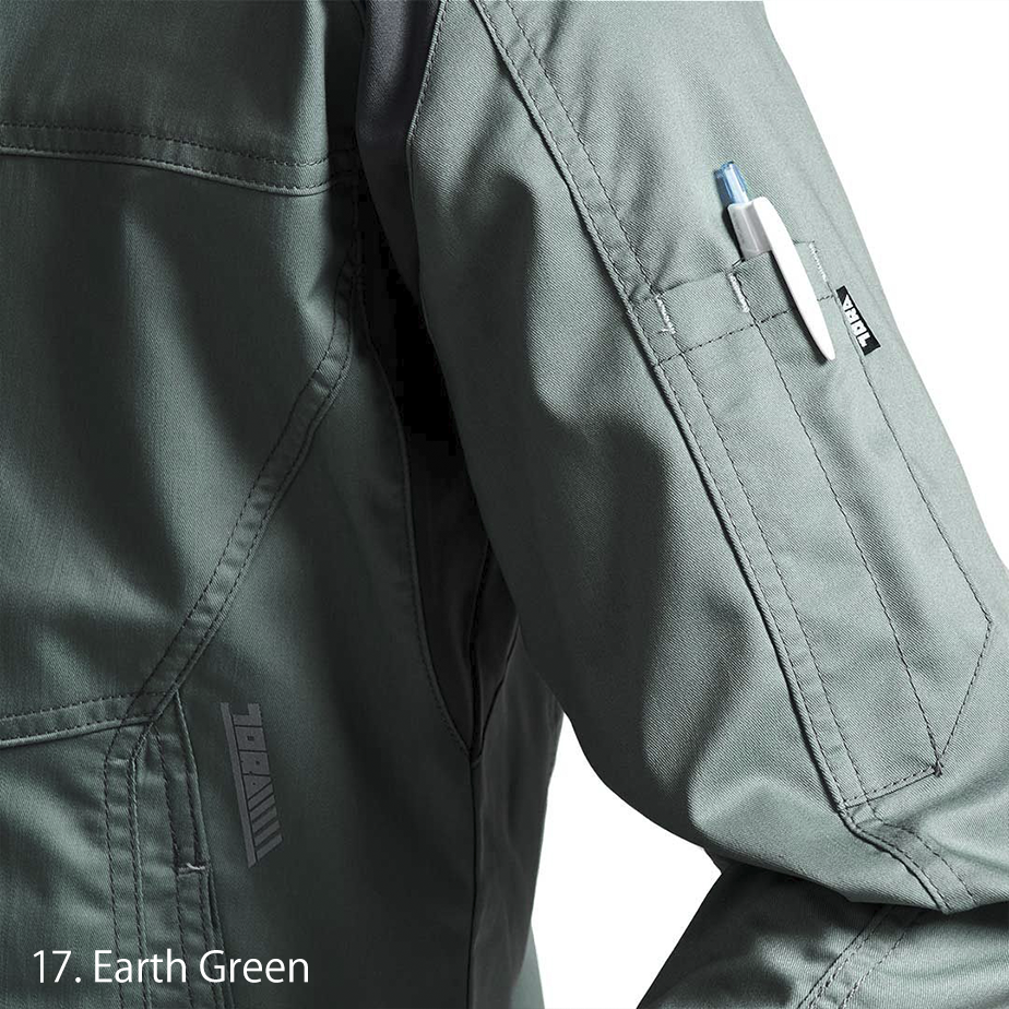 front and back comparison of the Toraichi summer blouson jacket showing fit and mobility
