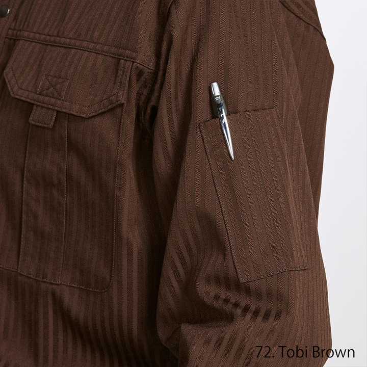 Detail shot of cuff showing double stitching and adjustable closure