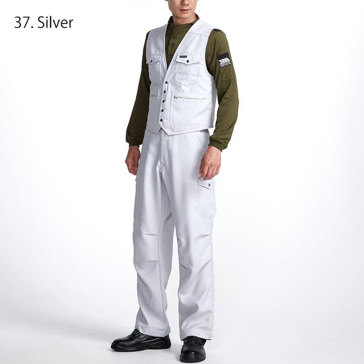 Back view of Toraichi 7460-611 silver tobi vest