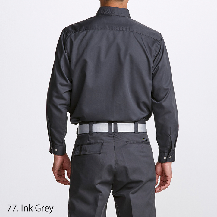 Side profile of Toraichi 2151-125 soft twill shirt showing smooth texture