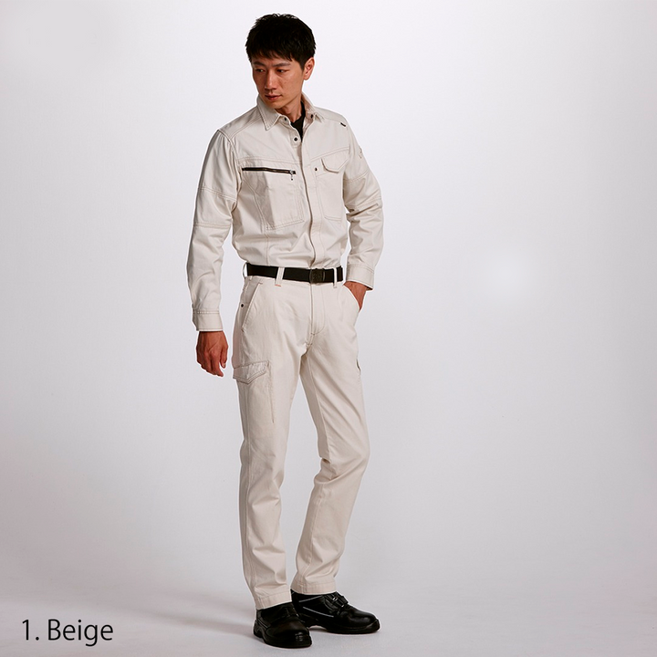 Waist and pocket close-up on Toraichi 2180-125 work shirt