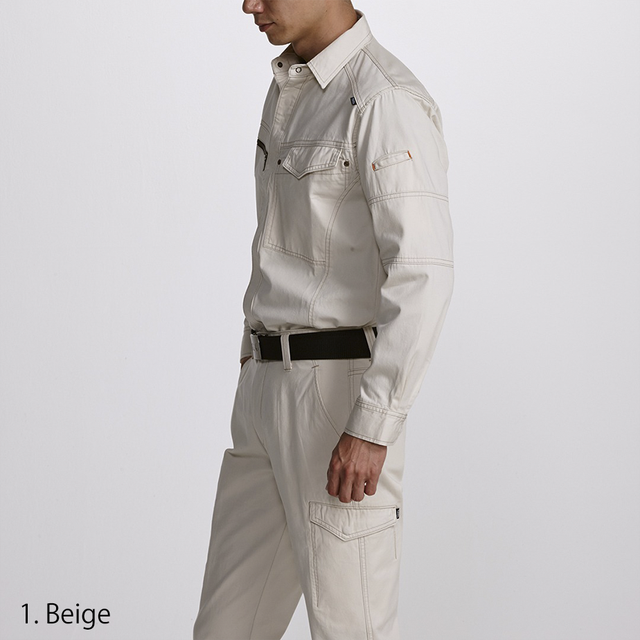Back view of Toraichi 2180-125 shirt showing tailored shoulder design