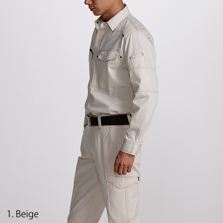 Back view of Toraichi 2180-125 shirt showing tailored shoulder design