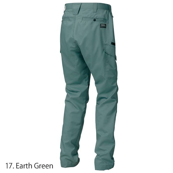 Close-up of the Toraichi Japanese workwear back pocket seam showing clean double-needle construction for strength.