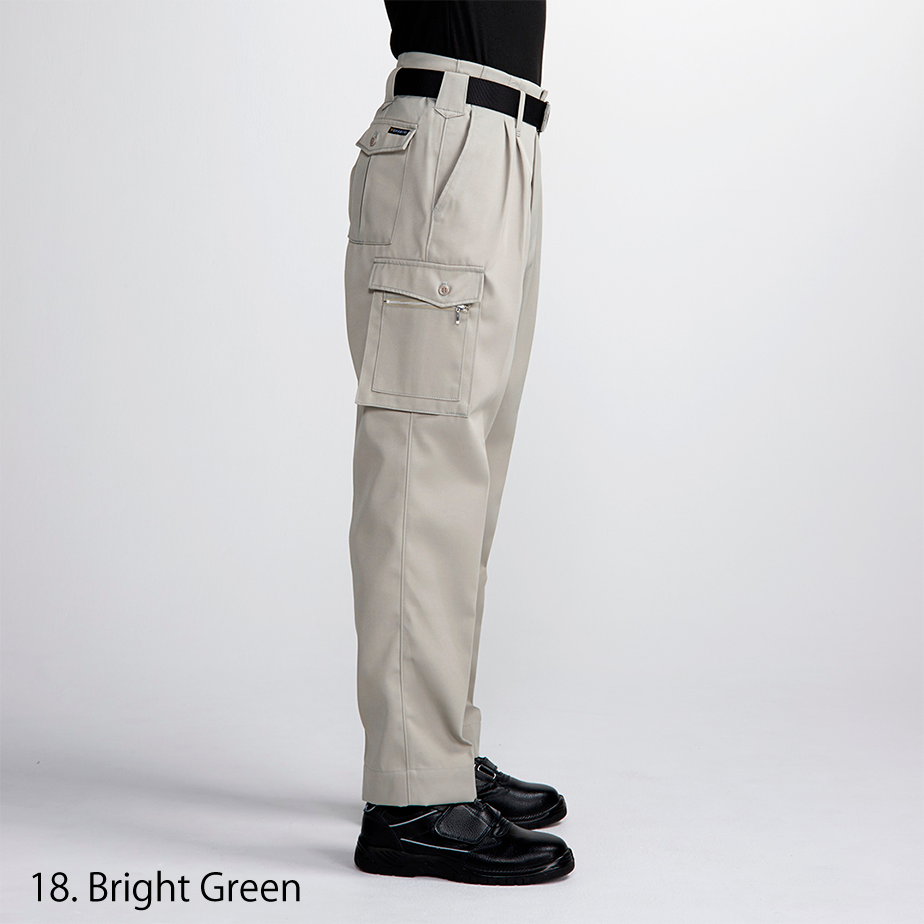 Back view of Toraichi 2530-207 Two Tuck Power Japanese workwear pants