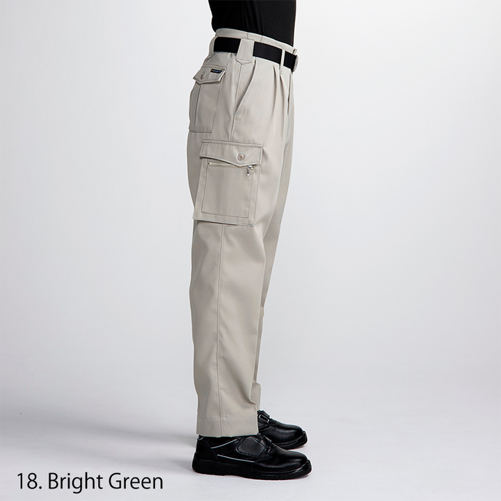 Back view of Toraichi 2530-207 Two Tuck Power Japanese workwear pants