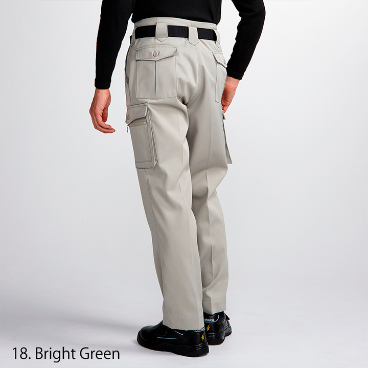 Toraichi 2530-207 Two Tuck Power Japanese workwear trousers side view