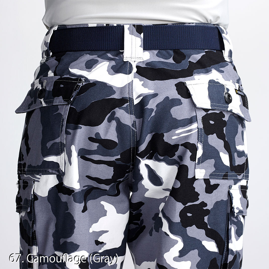 Japanese workwear pants Toraichi 4441-701 camo gray from Japan