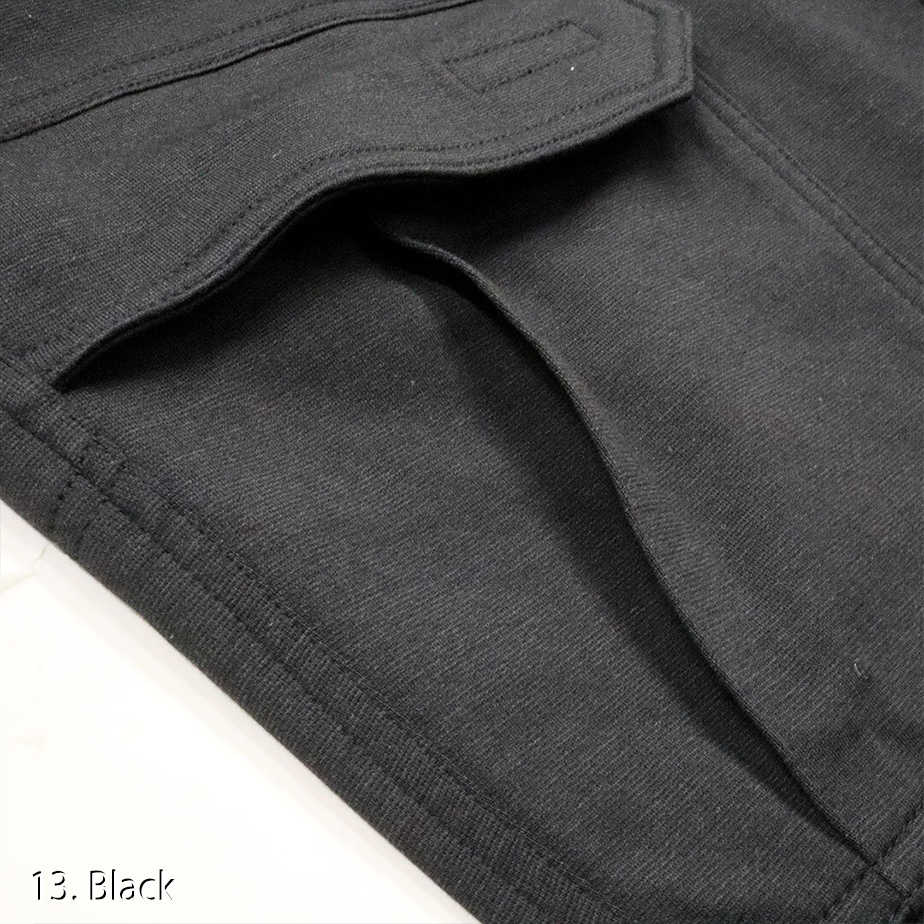 Olive variant of the Toraichi tobi workwear cargo jogger trousers displaying rugged texture and stretch comfort.