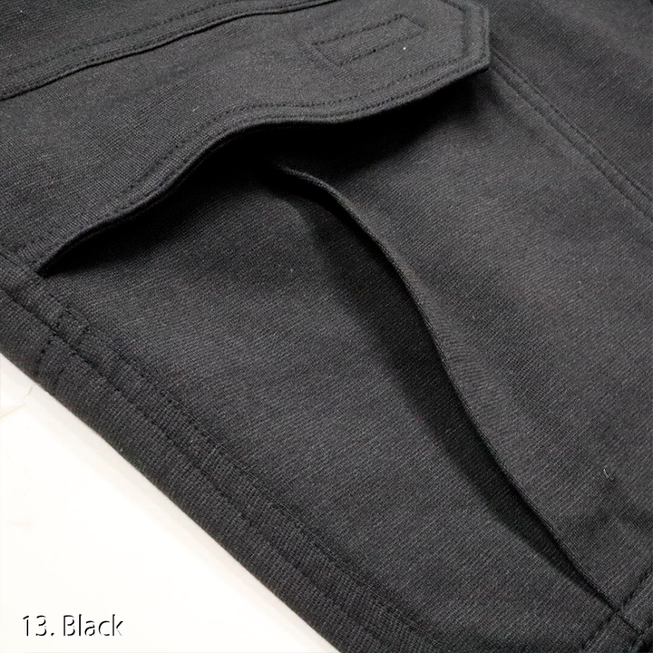 Olive variant of the Toraichi tobi workwear cargo jogger trousers displaying rugged texture and stretch comfort.