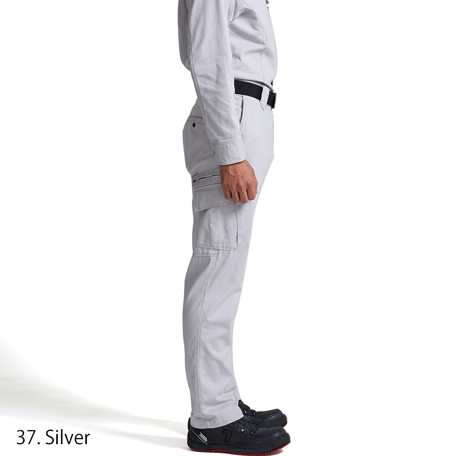 Side view of the Toraichi 3922-219 cargo pants displaying reinforced seams and a clean, professional profile.