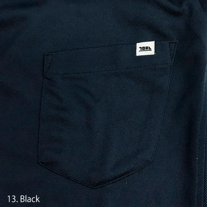Toraichi 5949-618 dark navy short sleeve shirt front angle