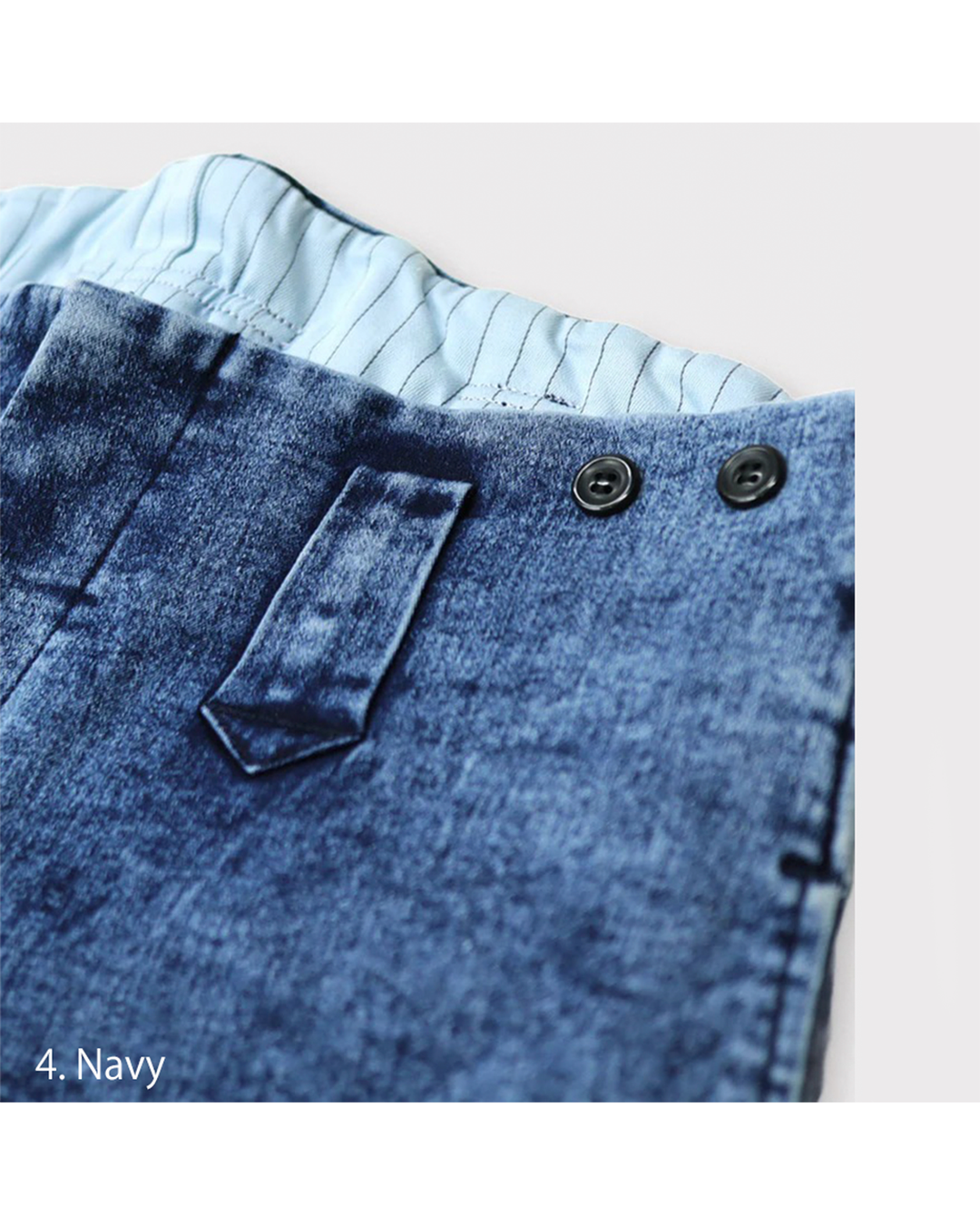 8922-448 Denim Slim Super Super Long Eight-Quarter
