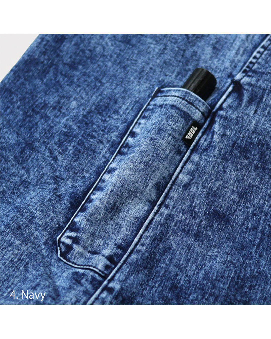 8922-448 Denim Slim Super Super Long Eight-Quarter
