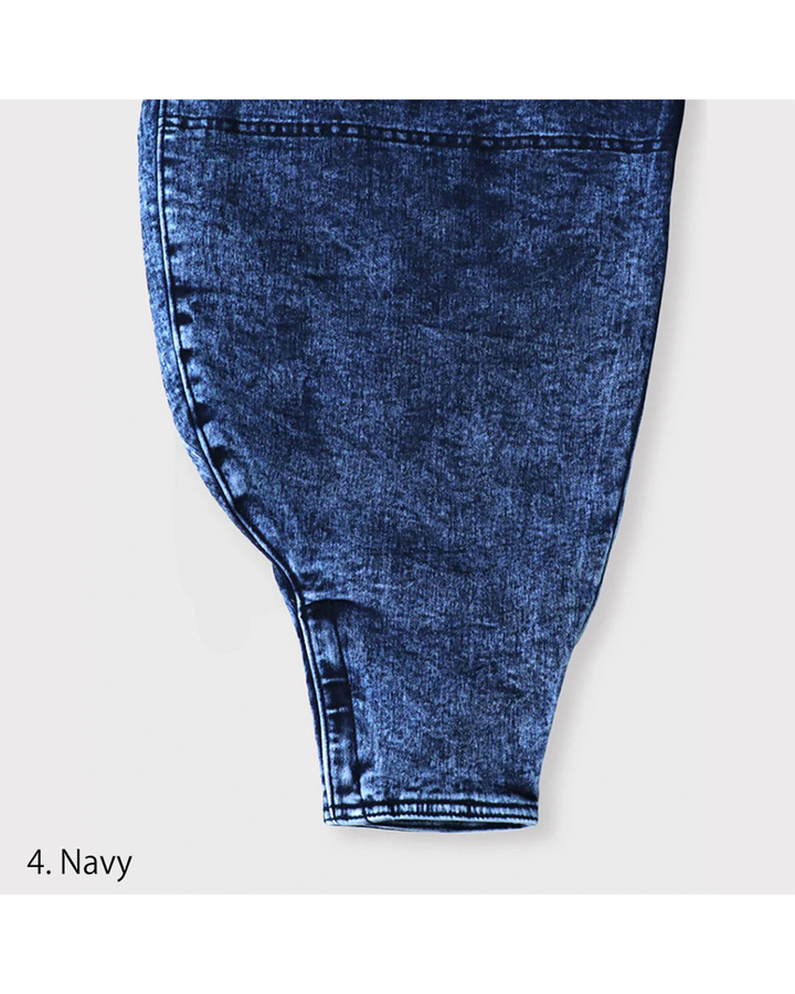 8922-448 Denim Slim Super Super Long Eight-Quarter