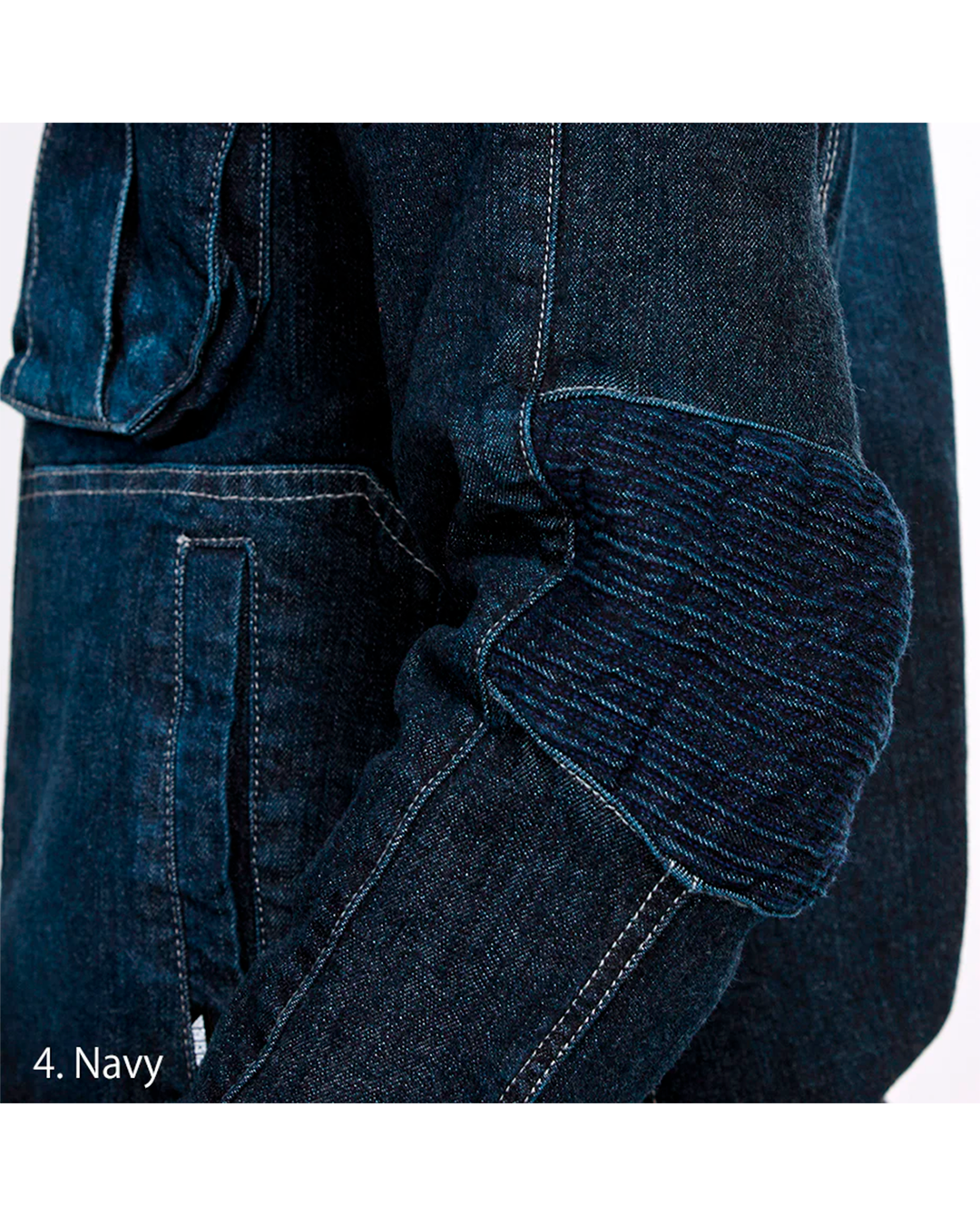 8930-554 Denim Bellows Riders Jacket