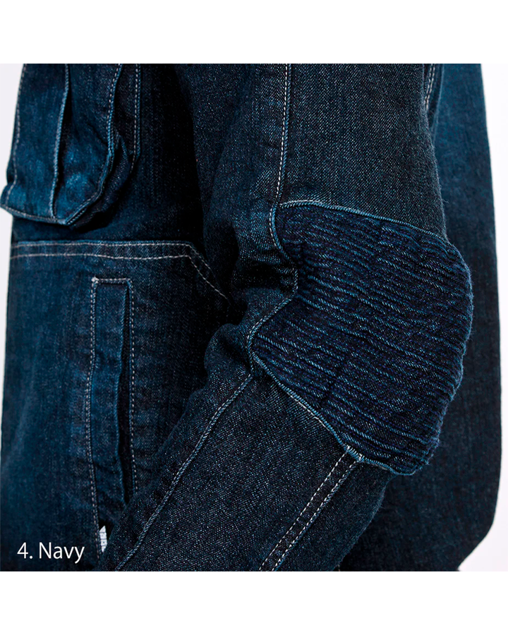 8930-554 Denim Bellows Riders Jacket