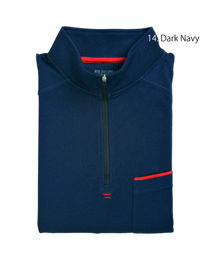 5960-623 Zip-Up High-Neck Shirt