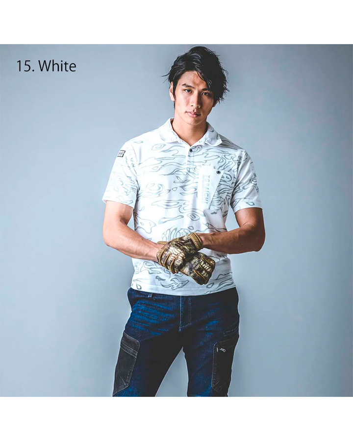 5986-621 Camouflage Short-Sleeve Polo Shirt
