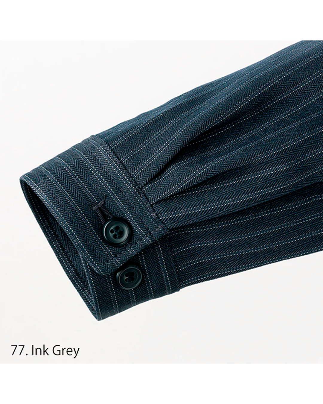 4309-143 Hiyoku (Fly Front) Open Shirt
