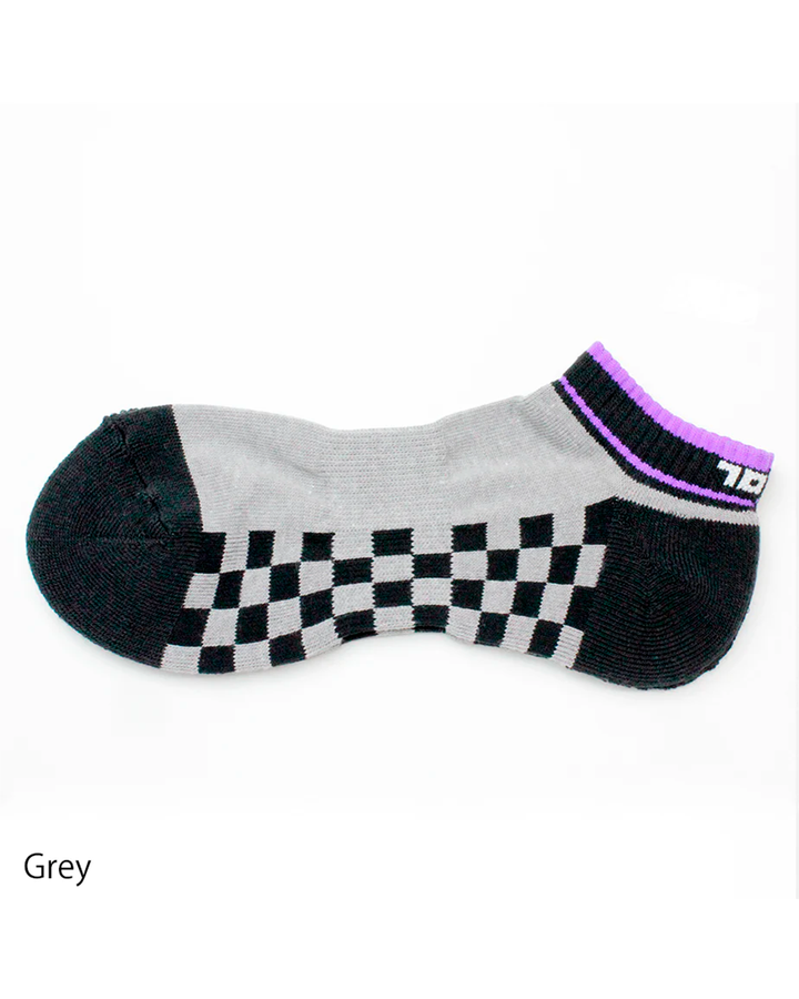 0105-909 Ichimatsu Round Toe Socks (12 Pairs)
