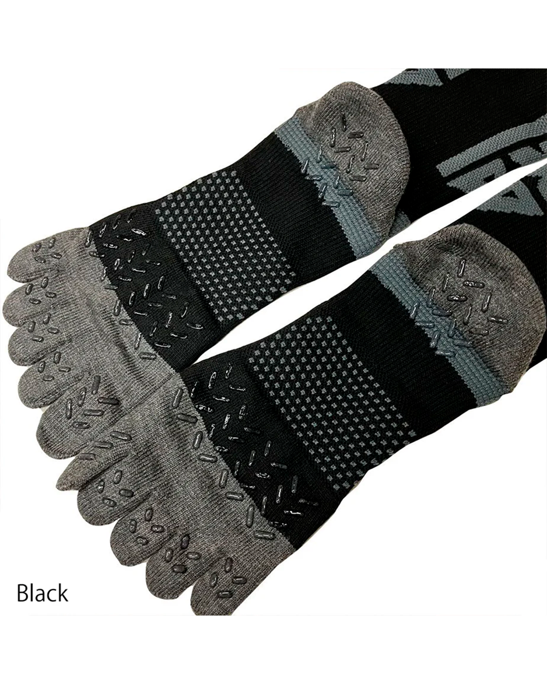 0121-909 Logo Long Grip 5-Toe Socks (8 Pairs)